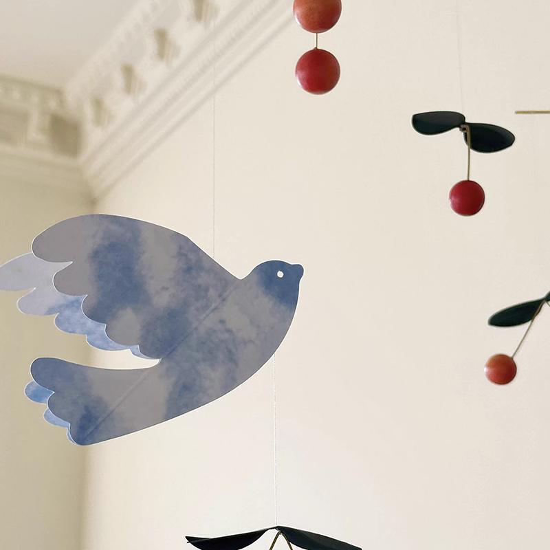Peace Dove Wind Chimes Modern Cherry Bird Wind Chime Interior Luxury Decorative Hanging Bell Minimalist Aesthetic Hanging Bells