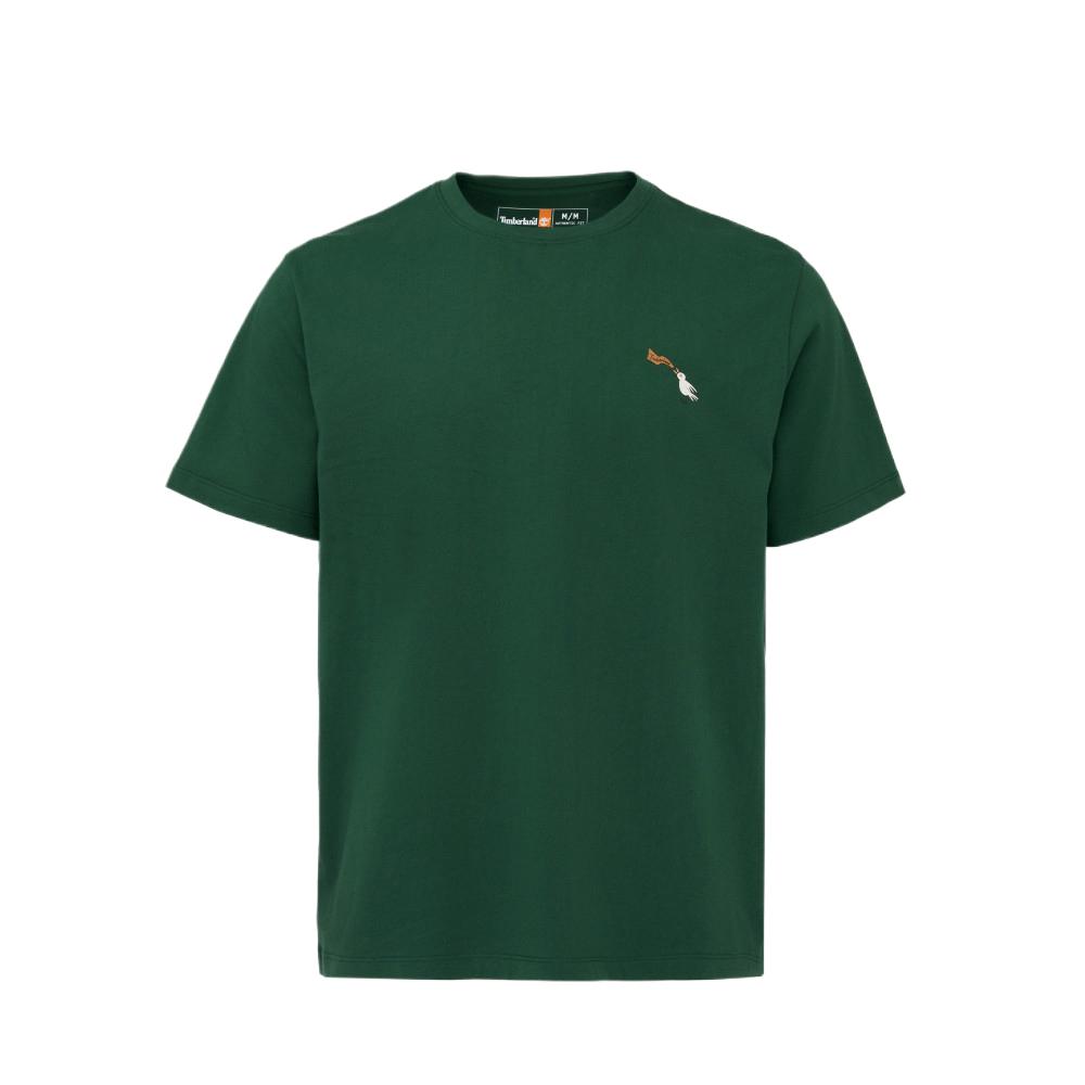 Timberland Printed Pattern Crew Neck T-Shirt Unisex tops TBC0YHFKA6X1 XS