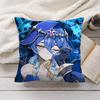 Layla Genshin Impact Cute Cushion Cover Silky Short Plush Invisible Zipper Dustproof Sofa Pillow Case For Home Decor