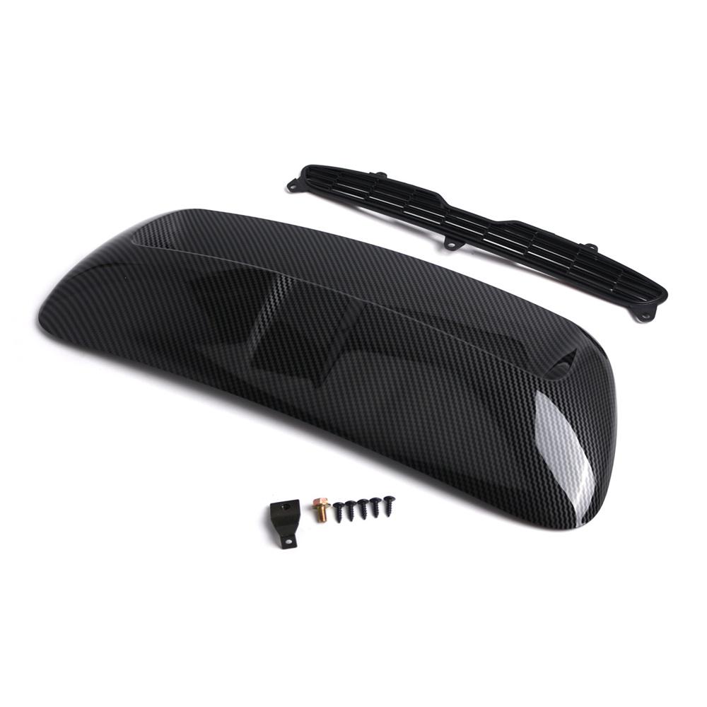 Carbon Fiber Front Air Hood Bonnet Vent W/ Grid For Mini Cooper S R56 2008-2013