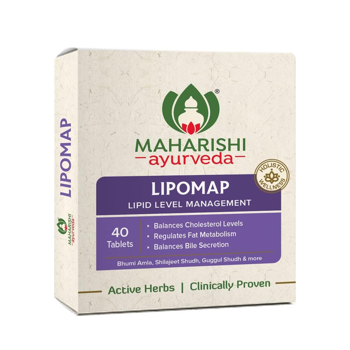 

Maharishi Ayurveda Lipomap Tablet 40 - For LIPID level Management