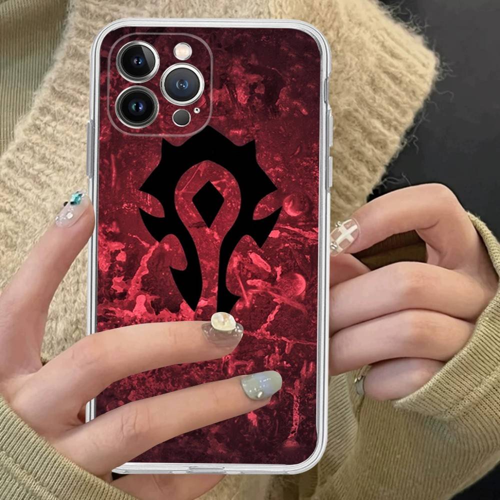 W-World Of W-Warcraft Game Retro Fit For IPhone 16 15 Promax Phone Case IPhone 14 11 12 High End 13 Pro Silicone