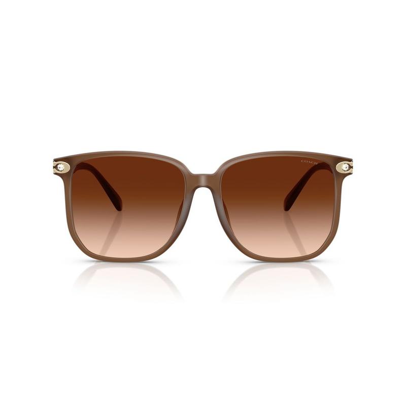 COACH [Available prescriptions] Fashionable and versatile, square sunglasses, same style for men and women, couple style