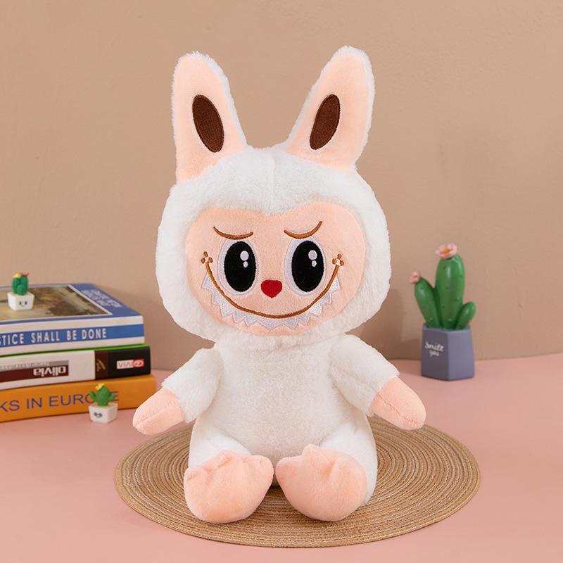 25Cm The Monster Labubu Plush Toy Labubu Doll Set Labubu Monster Stuffed Animal Soft Toy Mascot Gift Pillow Soft Plush Toys