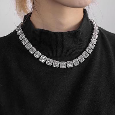 Herren Trendige Hip Hop Bling Kubanische Glieder Kette Nachtclub Accessoire
