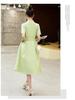 Summer Korean Drape Waist Slim Long Dress for Women - HF2510