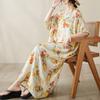 DIMANAF Women 2024 Plus Size Spring Summer Oversize Style Dress Beach Elegant Floral Long Dress Oversize Basic Loose Dress Plus Size 9033