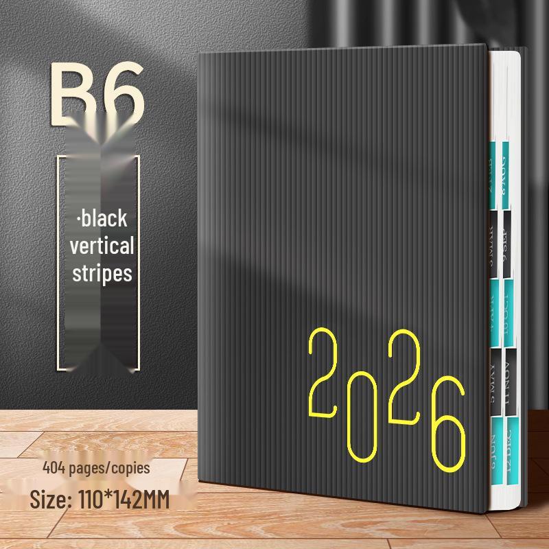 2026 A4 Daily Planner: Efficient, Thick, Self-Fillable Timeline Notebook