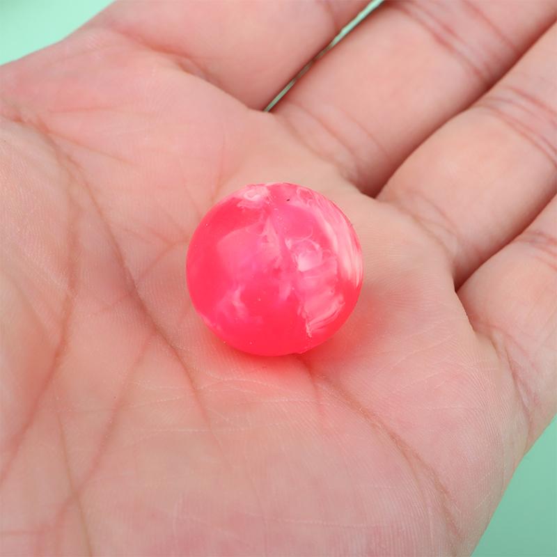 20Pcs Rubber Cloud Bouncy Balls Toy Jumping Balls Mini Neon Swirl Bouncing Balls