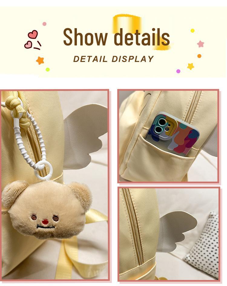 Cartoon Welpen Mini Rucksack: Japanischer Stil für Studenten & Frühlingsausflüge