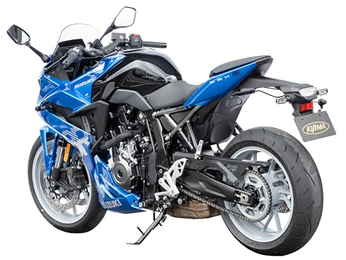 Kijima Motorcycle Mount Bar Stay, 22.2mm Diameter, Steel, Black Finish, for GSX-8S/8R ('23-), Part Number 204-0771