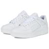 Puma Slipstream Leather Unisex Triple White Lifestyle Sneakers 387544-02