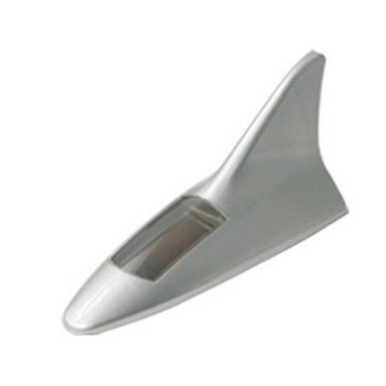Shark Fin Decorative Car Roof Sticker with Solar-Powered Waterproof Warning Light