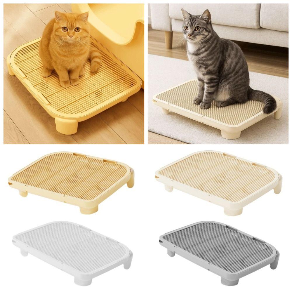 Anti-splash Cat Litter Mat Detachable Kitty Litter Trapper Mats  Indoor