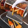 Kitchen Rolling Grill Cage Rotating Oven Fresh Keeping Basket for Baking Baking Barbecue Outdoor Camping Barbecue Rack Reusable