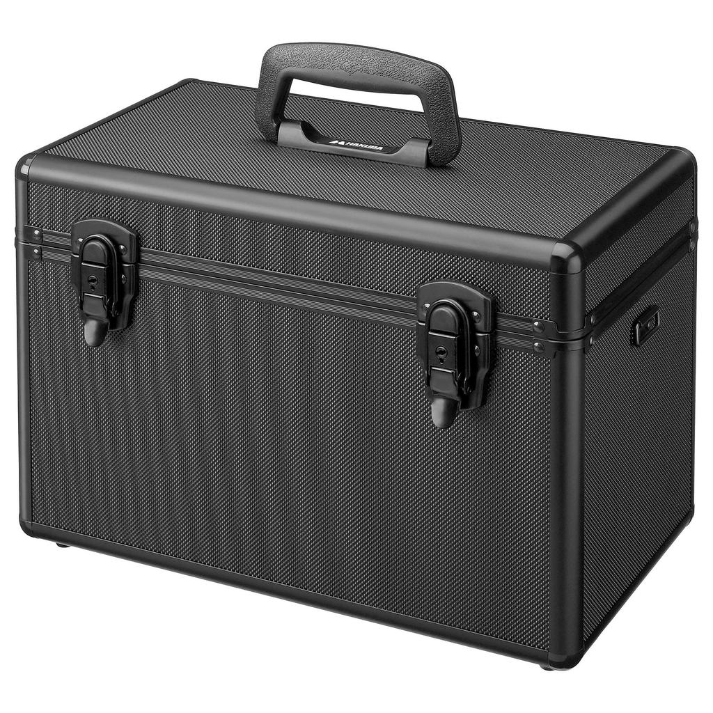 HAKUBA Camera Case Hard Case Aluminum Frame ABS Resin Panel All Black HC-01L 15.2L & AC-HC01-LBK