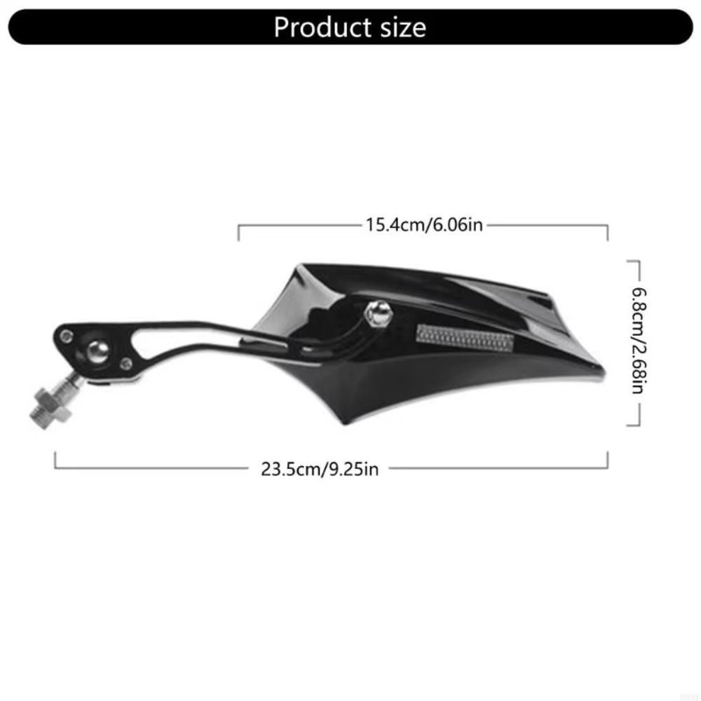 HD Glass Motorcycle Rearview Mirror 360 Degree Reversing Auxiliary Mirror  Car Observation