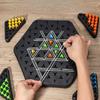 Children's Thinking Training Triangle Chess - New Geometry Chain Puzzle Desktop Game Rubber Band Training Family Interaction