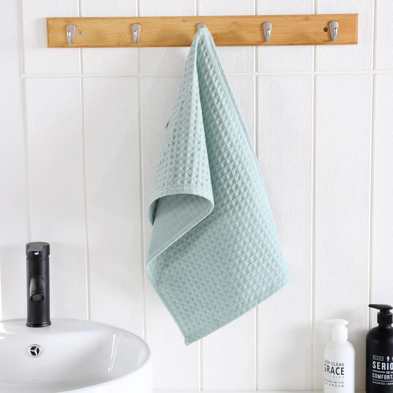 Luxurious Japanese Long-Staple Cotton Waffle Towel: Absorbent, Skin-Friendly, Zero Shedding Face Towel
