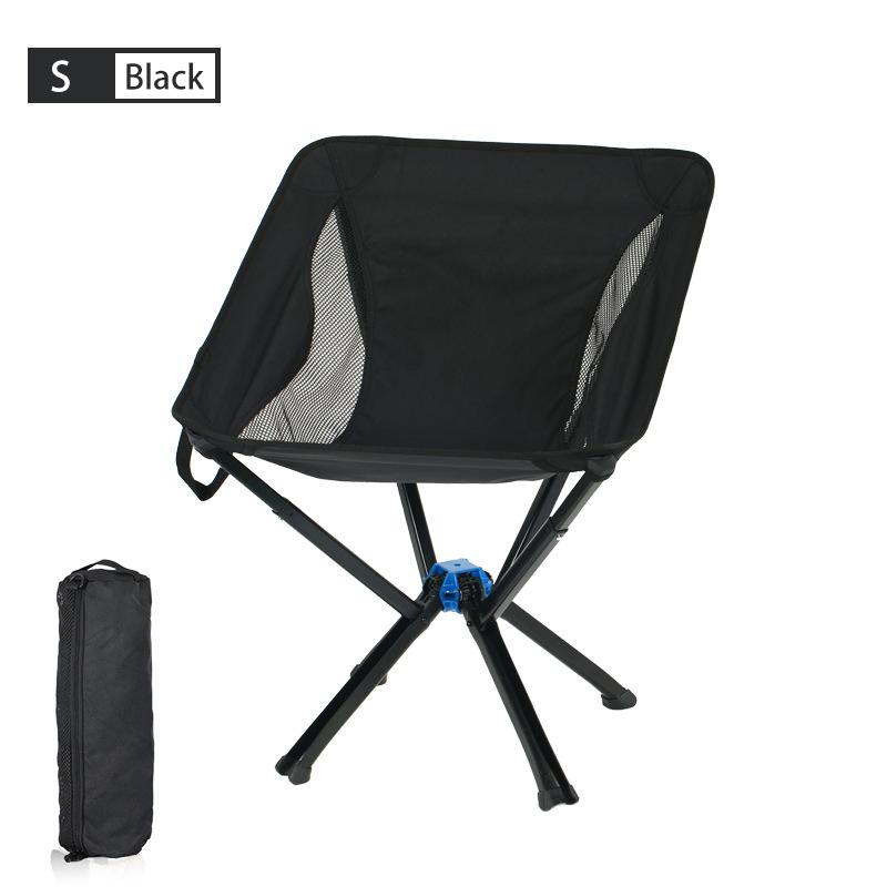 Small Portable Folding Durable Material Camping Chair Ideal for Bedroom Outdoor Backpacking Picnic Travel One Button Quick Open