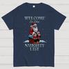 Welcome To the Naughty List Cotton Summer Casual Cool Loose T-Shirt