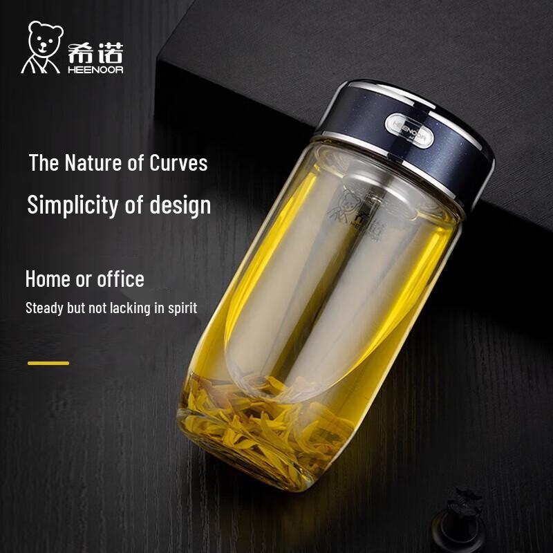 Heenoor Single Layer Glass Tea & Water Cup