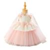Elegant Princess Dress: Fluffy Soft Gauze Bow Skirt for Girls' Birthdays