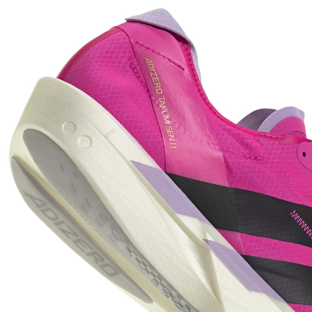 Adidas [Scheduled to be released on September 1st] Running Shoes/Training Shoes adizero Takumi Sen 11 JQ2812 (Pink/Size 27.5/Men's)