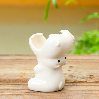Cute Hippo Flower Pot Ceramic Succulent Pot Plant Pot Planter Desktop Ornaments Home Decor Garden Decoration
