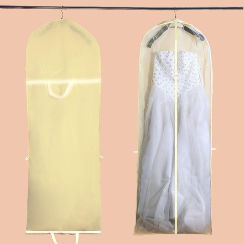 Zipper Formal Dress Dust Cover Hanging Design Foldable Clothes Storage Bag  Jacket