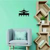 1pc "Airplane #1 Key Rack Hanger - 6 Inch Wide Metal Wall Art for Aviation Enthusiasts