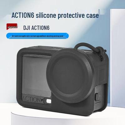 Custodia protettiva in silicone per DJI Action 6 - Copertura antiurto per fotocamera sportiva