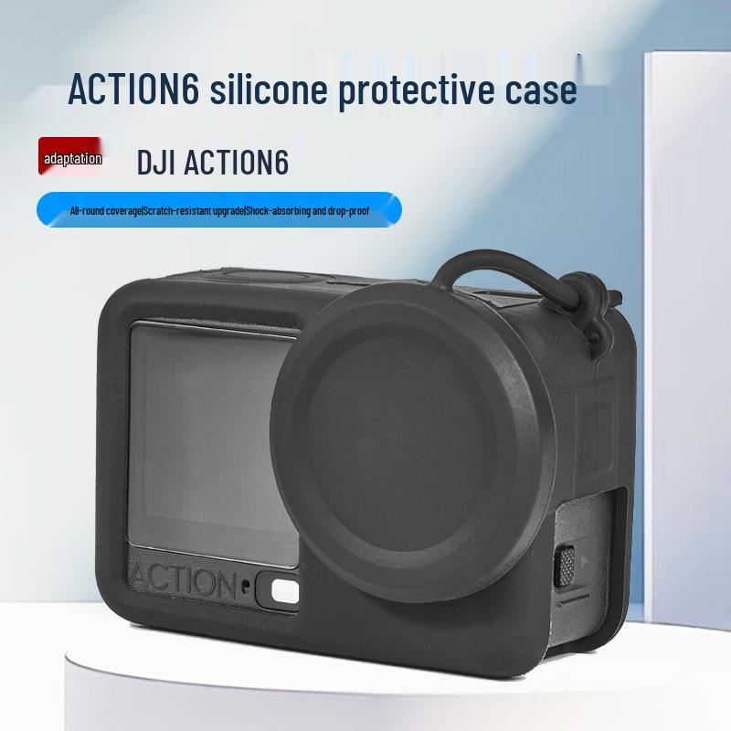 

Силиконовый защитный чехол для DJI Action 6 - Ударопрочная крышка для спортивной камеры