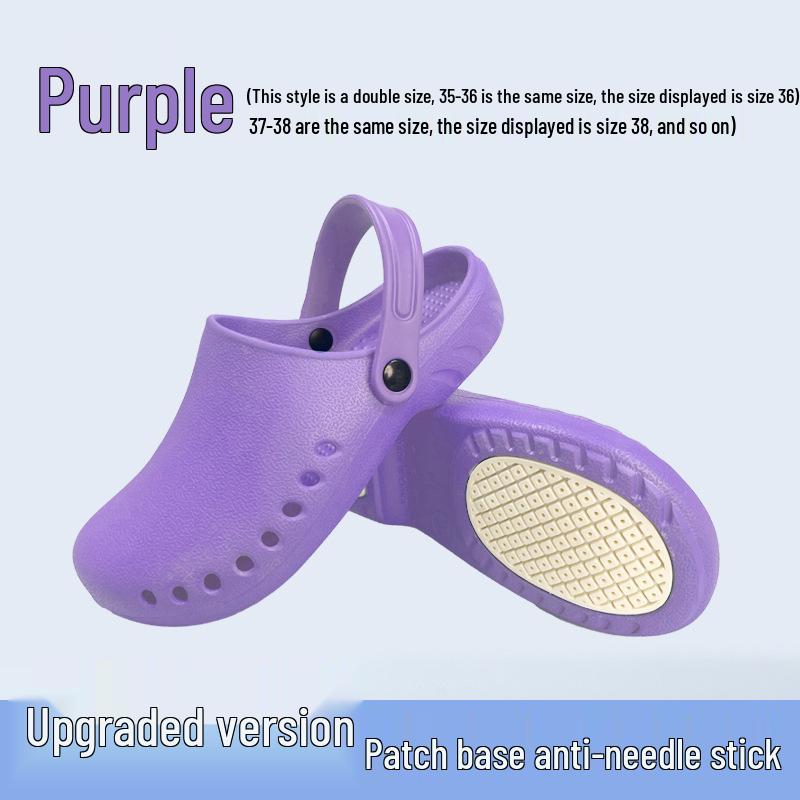 Non-Slip Closed-Toe EVA Surgical Clogs - Soft, Breathable, Comfort for Medical Staff