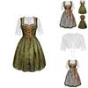 Bavarian Beer Festival Dress For Women With Polyester Fabric Halloween Costume For Stage Performance