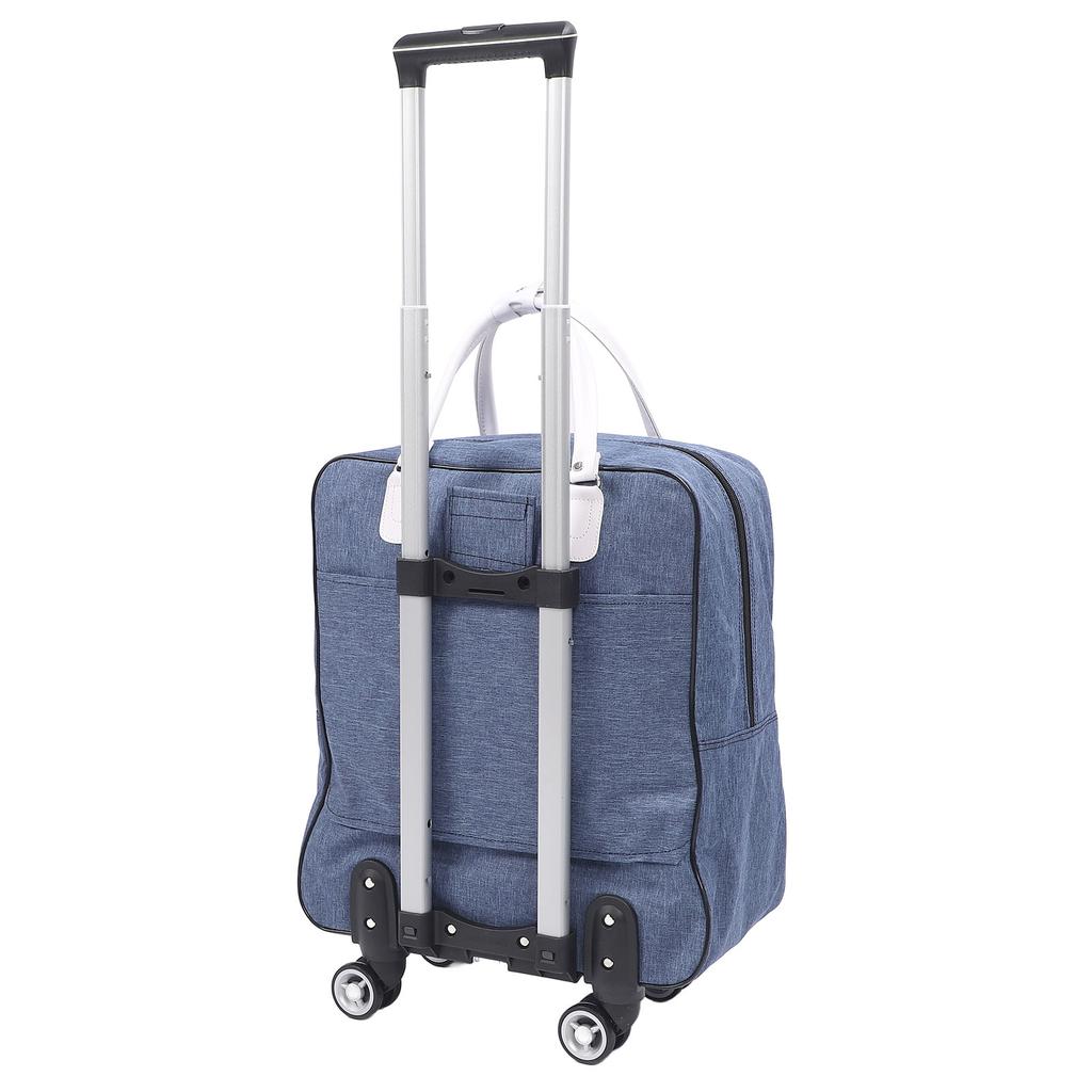 2 in 1 Expandable Carry On Luggage Set Polyester Fabric Weekender Travel Luggage Carry On Suitcase with Wheels for Women Men