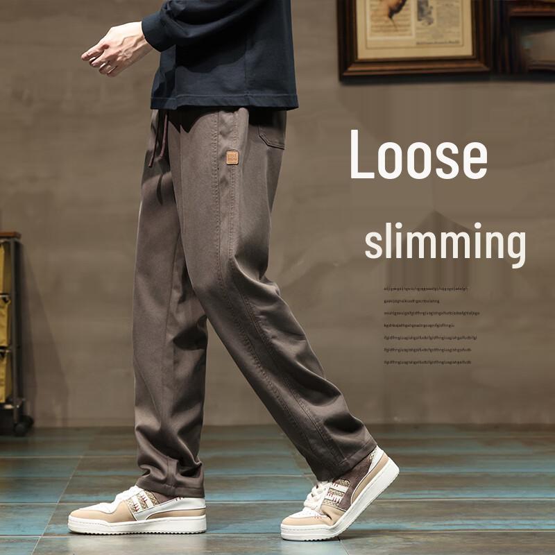 MEDE Men s Retro Loose Fit Straight-Leg Cargo Pants L