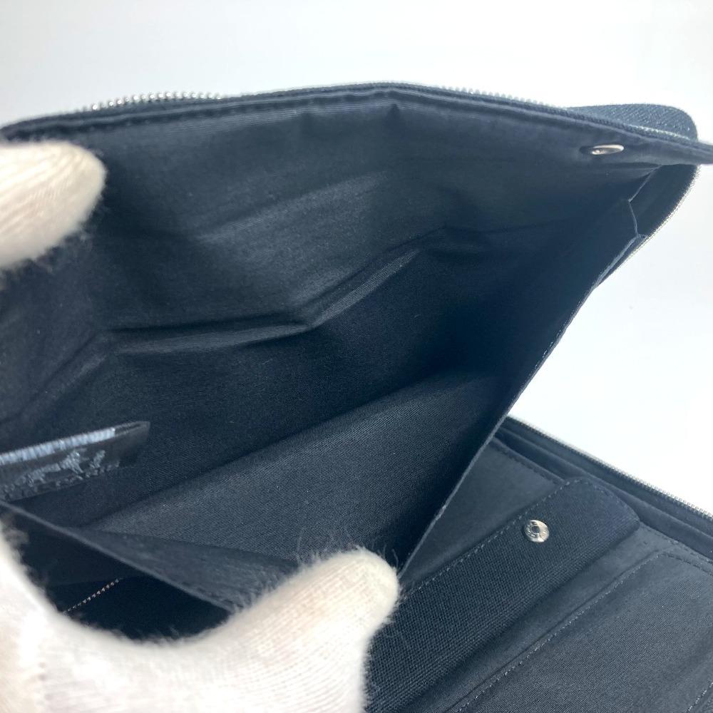 HERMES Fourre Tout Multi-pouch Makeup pouch Jewelry case Pouch cotton Black