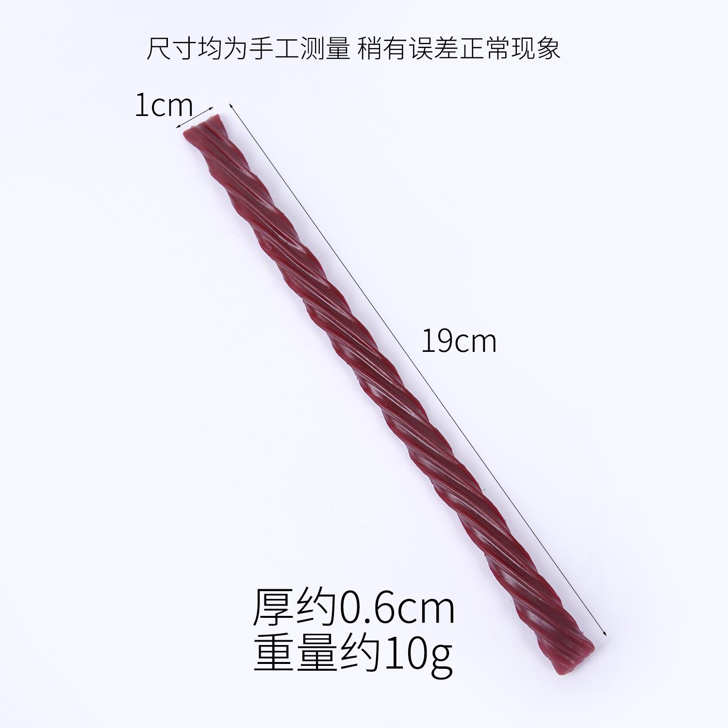 

10PCS Simulation Hawthorn Strip Fake Candy Model Artificial Food Restaurant Display Window Ornament Photography Props Home Decor