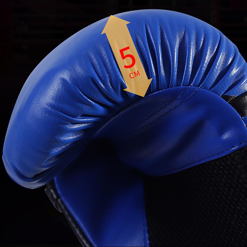 6/10 Oz Pu Breathable Children'S Adult Professional Sanda, Muay Thai, Taekwondo Neutral Breathable Boxing Gloves