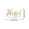 Fine Sculpture Blessed Proverbs Wall Stickers Living Room Bedroom Tv Background Decoration Wall Stickers