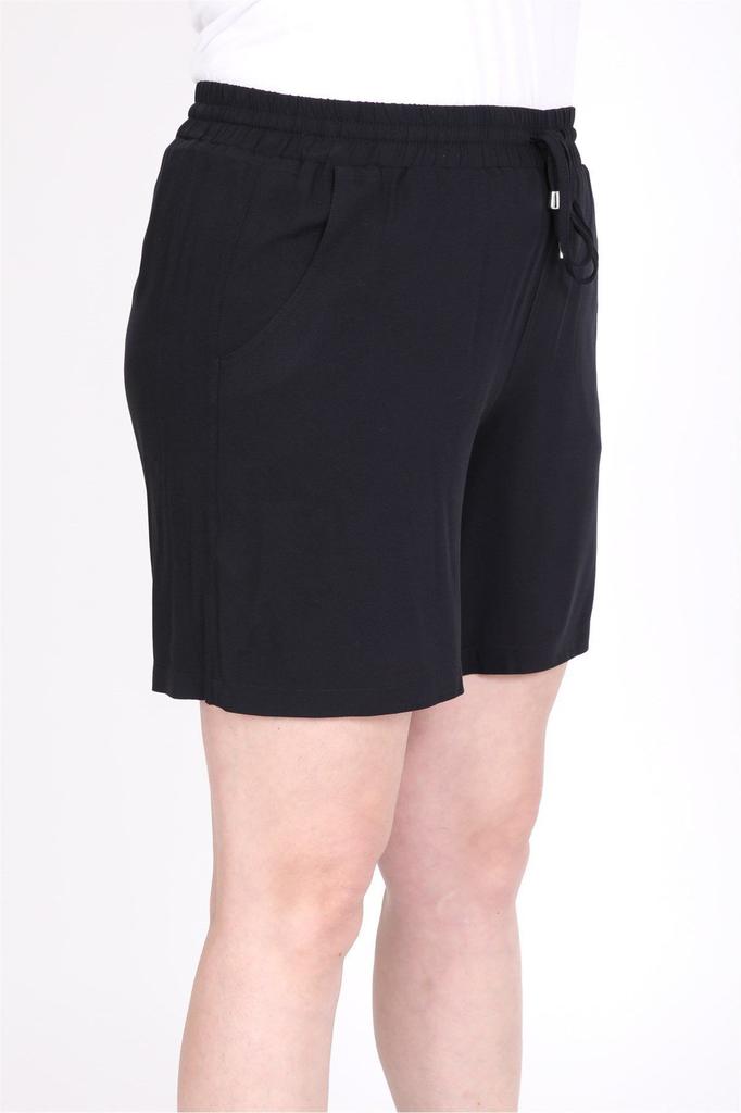 Women's Fashion Big Size Shorts & Bermudas Elastic Waist Pocket Shorts
