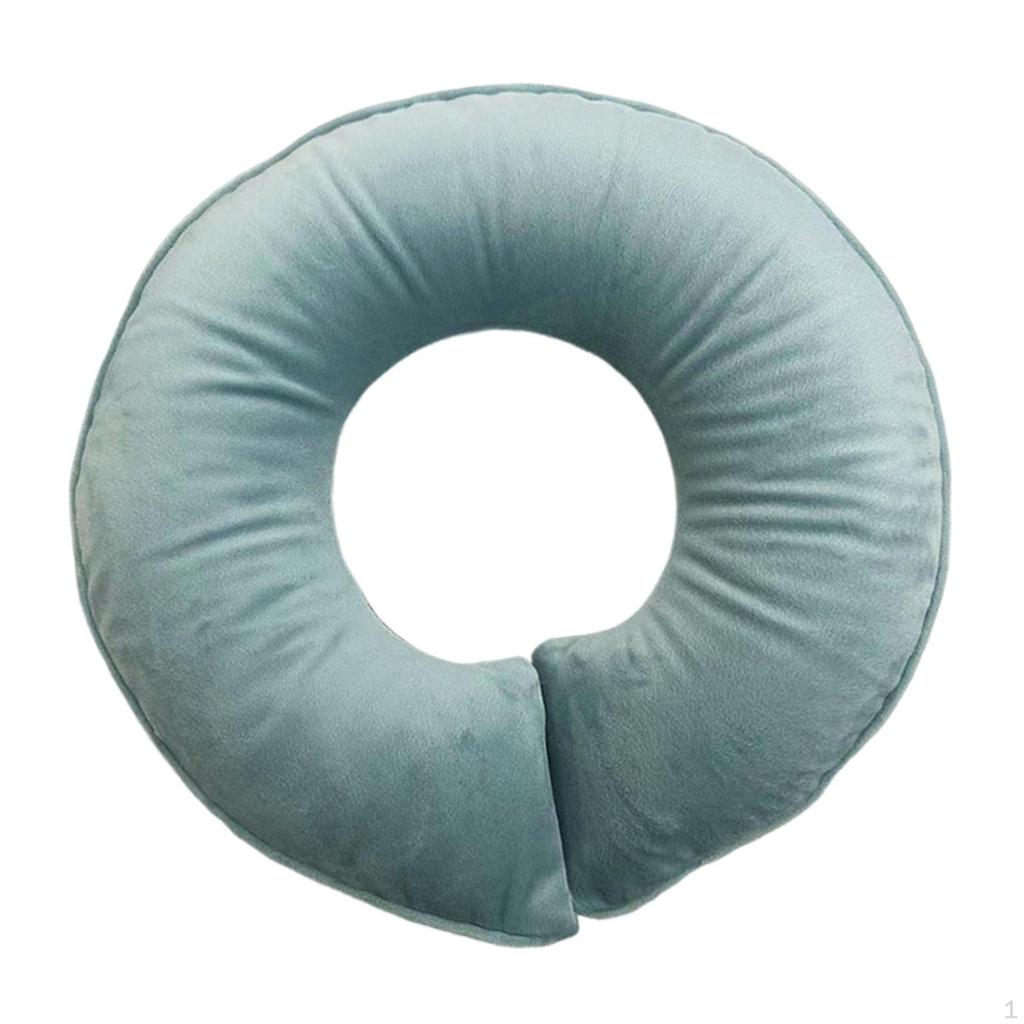 Face Down Pillow Breathable Headrest Massage Bed Comfort Memory Foam U Shape Neck