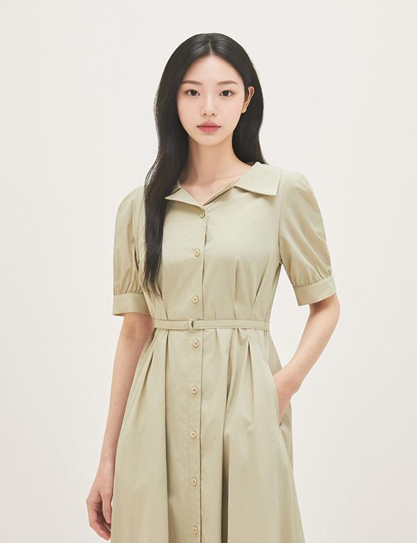 ROEM Shirt Collar Dress Rmowg25R12