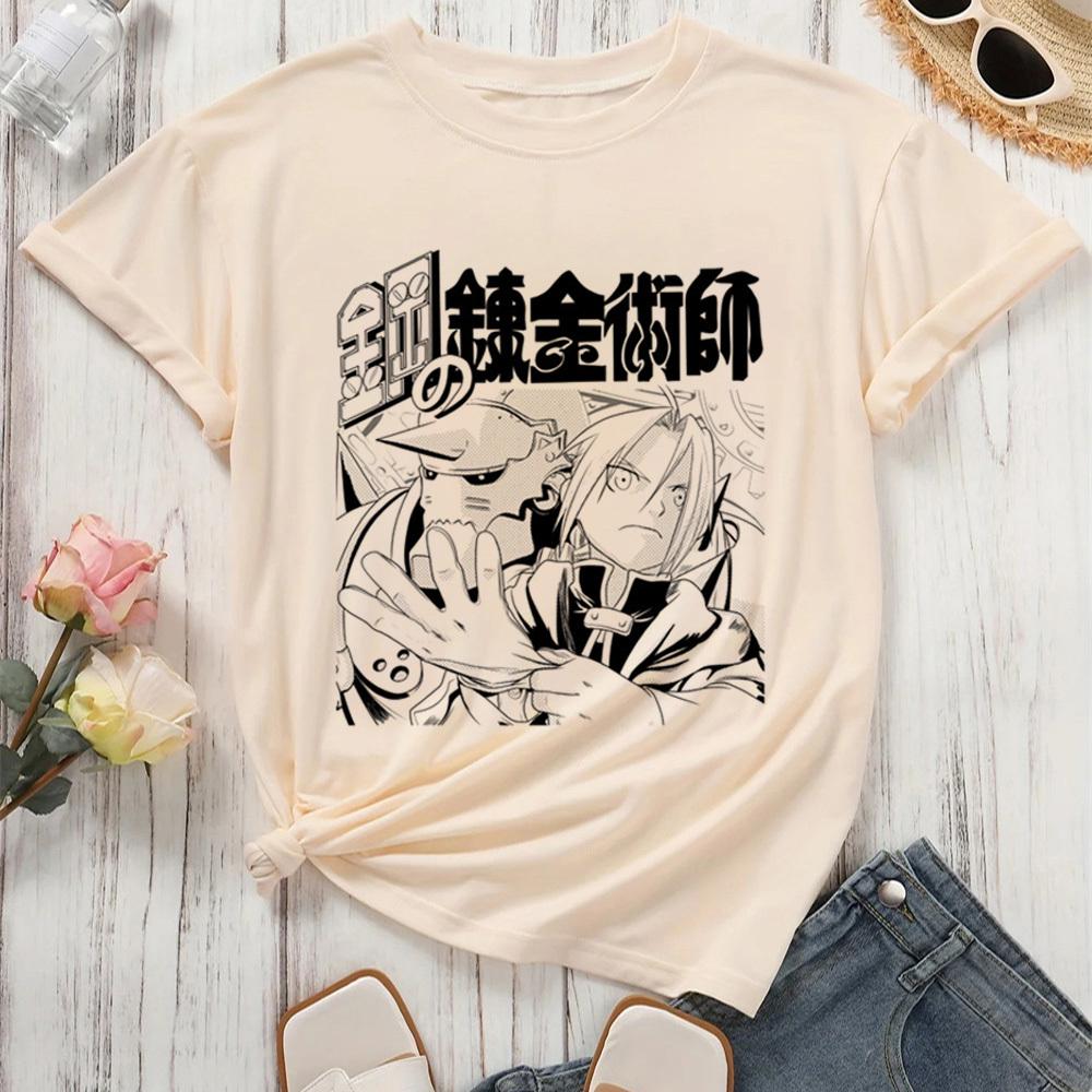 

Стальной алхимик лучшие футболки подростковый хип-хоп стритвир 80-е цифровой 2000-е панк лучшие футболки готика ретро графический стритвир 2000-е S