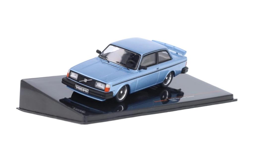 IXO Volvo 1/43 Scale Miniature Car 240 Turbo Custom 1980 (Light Blue)