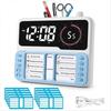 Visual Timer for Kids - Autism & ADHD Time Management Tool with Digital Alarm Clock, Task Chart Planner for Focus Training