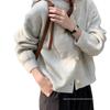 2025 Autumn Women's Retro Knit Cardigan - Buttoned, Loose-Fit Sweater