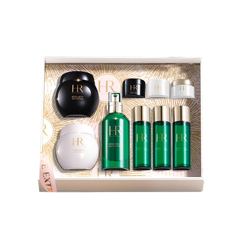 Helena HR Black and White Bandage Skin Care Set, Stable, Firm, Moisturizing and Repairing 9-piece Set, Skin Care Product Set