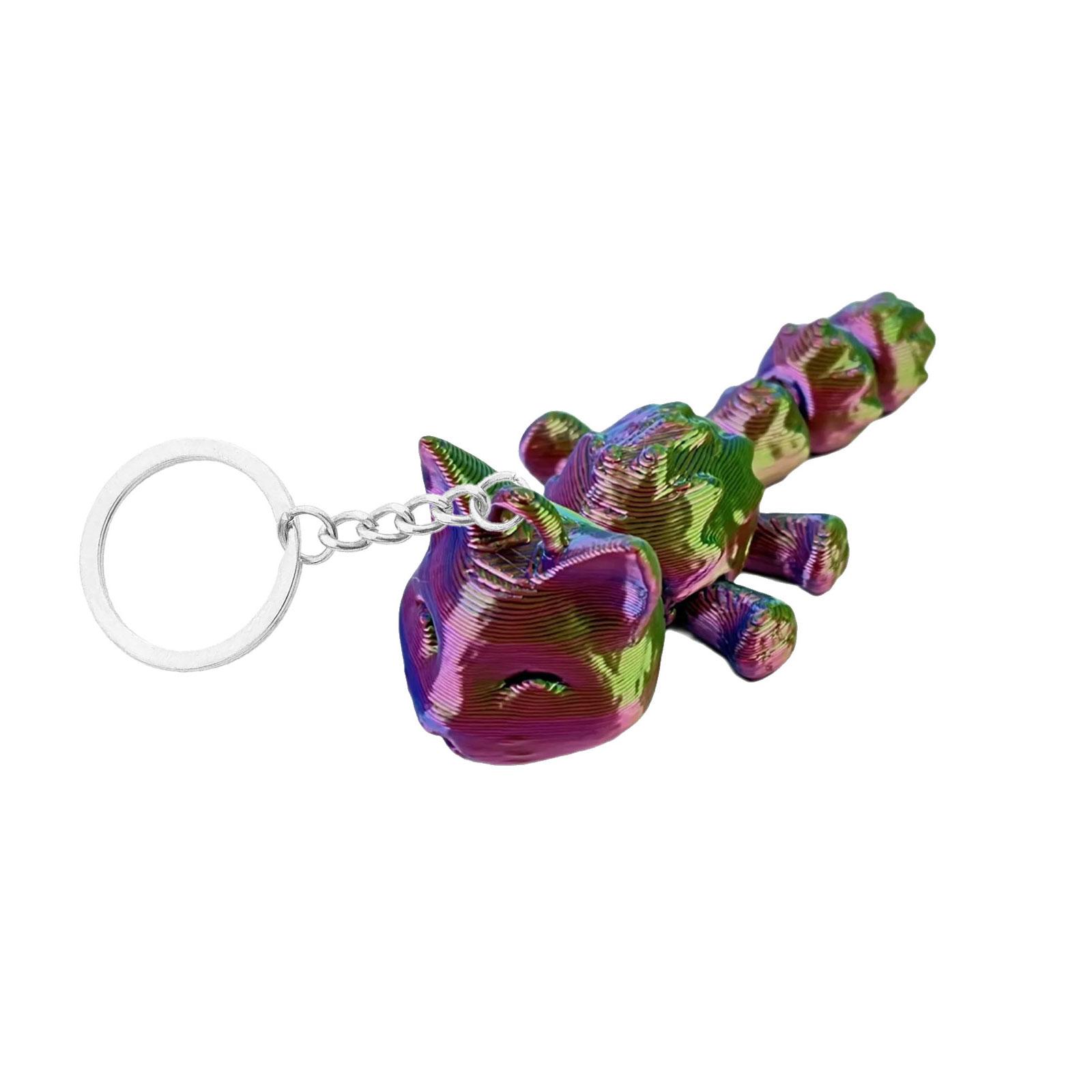 

Уникальный брелок-подвеска в виде кошки, напечатанный на 3D-принтере, прочный брелок-подвеска в виде кошки, легкий брелок с исключительной детализацией T5